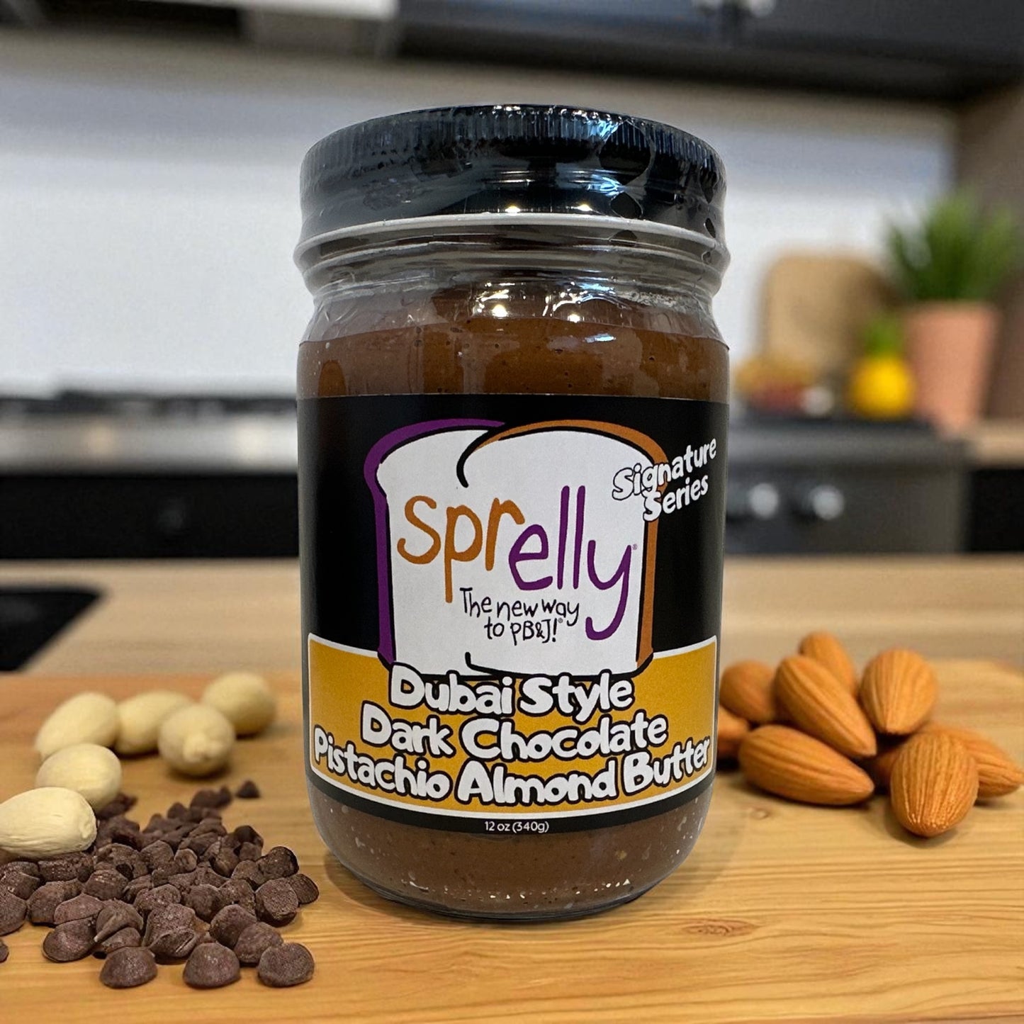 Dubai Style Dark Chocolate Pistachio Almond Butter