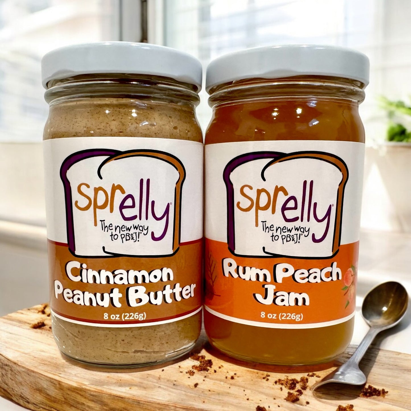 Cinnamon Peanut Butter and Rum Peach Jam